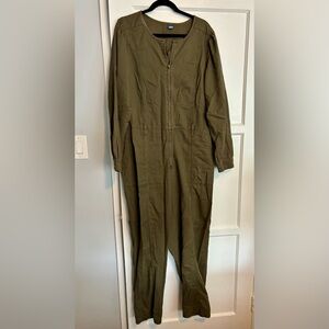 Old Navy Olive Green Jumpsuit